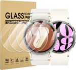Suoman 4-Pack Screen Protector for Samsung Galaxy Watch 7/6/5/4 40mm, Tempered Glass Protectors Perfectly Fit for Galaxy 40 mm Smartwatches - Image 2