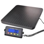 Surmountway Industrial Shipping Scale 660lbs with Anti-Slip Aluminium Platform, 11.8" x 11.8" Black Portable Digital Postal Scale for Shipping Packages Luggages with Tare/Count/Auto-Off Functions - Image 2