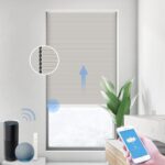THIRDREALITY ZigBee Smart Blind, Motorized Blackout Window Shades with Remote, Cordless Honeycomb Blinds, Automatic Height Setting, AA Batteries Powered, 29" W x 72" H Beige/White - Image 2