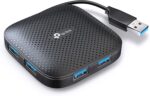 TP-Link 4-Port USB 3.0 Hub, Slim and Compact USB Splitter with Foldable Cord Design, USB hub for laptop, PC, Macbook, Mac Mini, XPS, Surface Pro, Chromebook, Flash Drive, Mobile HDD and More(UH400) - Image 2