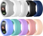 TiMOVO 10 Pack Ring Cover Compatible with Oura Ring Gen 4/Gen 3, Anti-Scratch Elastic Silicone Oura Ring Case Protector Working Out Accessories for Women Men, S for 6 7 8 9 10, Colorful - Image 2