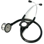 TuVuoi Stethoscope Clip Compatible with Apple Air Tag Holders – Silicone Safety Tracker Case with 2 Attachment Points – Elegant Black Case for Stethoscope Tracking Tiles – Ideal for Nurses, Doctors - Image 2