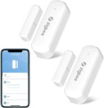 Tuya Zigbee Door and Window Sensor, Requires Tuya Zigbee Hub, Wireless Mini Contact Sensor, Compatible with Tuya Smart Life/Alexa/Google Assistant, 2 Pack - Image 2