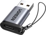 UGREEN 10Gbps USB C Female to USB Male Adapter Type C to USB A Charger Cable Converter Compatible with Apple Watch iPhone 15 14 13 AirPods 3 MacBook Samsung Galaxy Google Pixel etc Gray - Image 2