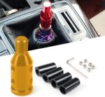 UGSHY 1 PC M12 x 1.25 Universal Shift Knob Adapter, Aluminum Alloy Transmission Gear Stick Shift Connector, for Non Threaded Shifters (Gold) - Image 2