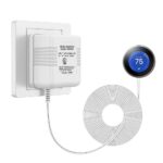 UL Certified Thermostat C Wire 24V Transformer, White Adapter Compatible with Honeywell, Nest, Emerson, Ecobee, Wyze Thermostat and Most Doorbells (26FT Power Cable) - Image 2