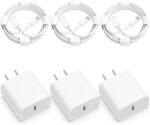 USB C Charger [MFi Certified] iPhone Charger Fast Charging 3Pack 20W Type C Wall Charger Block with 6FT USB C to Lightning Cable Compatible with for iPhone 14Pro/13 Pro/12 Pro Max/11/XS Max/XS/XR/X/8 - Image 2