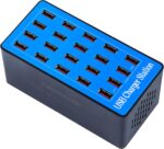 USB Charging Station,100W 20-Port Multi Device Charger with Intelligent Safety Features,Charging Station for Multiple Devices Phone,Watch,Pad,Speakers,Headphones,PS Compact for Home,Office,Travel - Image 2