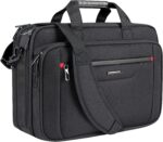 VANKEAN Laptop Briefcase Premium Laptop Case Fits Up to 17.3 Inch Business Shoulder Bag Laptop Expandable Water-Repellent Messenger Bag for Men/ Women Computer Bag for Travel/ Business/ Black - Image 2