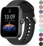 Vanjua Bands for Amazfit - Bip Bands & GTS Straps, 20mm Quick Release Soft Silicone Strap - Image 2