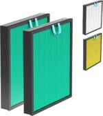 Vital 200S Toxin Absorber Replacement Filter Compatible with LEVOIT Vital 200S Air Purifier, 3-in-1 H13 True HEPA Efficiency Activated Carbon Filter, Part# 200S-RF-TX (LRF-V201-GUS), Green 2 Pack - Image 2