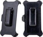 WallSkiN 2 Pack Replacement Belt Clip Holster for Apple iPhone 16 Plus OtterBox Defender Series Case | Clip for Belt Holder (Case Not Included) - Image 2