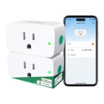 Winees Matter Smart Plug 2 Pack, Smart Outlet Work with Alexa, Apple Home, Google Home, SmartThings, 15A/1800W Max for Home Automation, APP Remote Control,Timer&Schedule, 2.4G Wi-Fi Only - Image 2