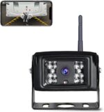 Wireless Backup Camera, LASTBUS 2.4Ghz WiFi Backup Camera Night Vision Wide View Angle IP69 Waterproof WiFi Rear View Camera for iPhone iPad Android Smartphone for Trailer Car Bus RV Camper Truck - Image 2