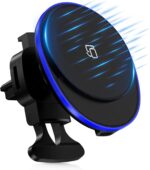 Wireless Car Charger Samsung Android Manetic Car Mount Charger for Samsung Galaxy S25 Edge/S25 Ultra/S25 Plus/S24 FE/S23/S22,15W MagSafe Air Vent Phone Holder Fast Charging for iPhone 16e 16 15 14 - Image 2