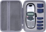 co2CREA Hard Case Compatible with DYMO LetraTag 100H / LT-100H / LT-100H Plus Handheld Label Maker and Label Tapes (Grey Case) - Image 2