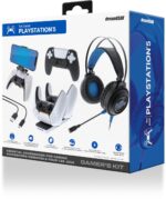 dreamGEAR Gamers Kit for PlayStation 5: Gaming Headset with 50mm Drivers, PS5 Controller Charger, Adjustable Phone Mount, USB-C Cable, Protective Cover and Caps - Image 2