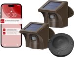 eMACROS Pro 3 Driveway Alarm with Phone App-1/2 Mile Long Range Solar Wireless Driveway Alarm,Outdoor Driveway Alarms Wireless Outside Weatherproof Motion Sensor & Detector - Image 2