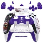 eXtremeRate Full Set Shell with Buttons Touchpad Cover Compatible with ps5 Edge Controller, Clown Hahaha Replacement Decorative Trim Shell Front Back Plates Compatible with ps5 Edge Controller - Image 2
