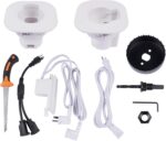 in Wall Cable Management Kit Cord Concealer & Power Kit for TV & Soundbar Powers Devices & Hides All Cables Includes Hole Saw Drill Attachment - Image 2