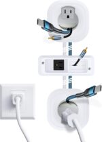 in Wall Cable Management Kit for Mounted TV & Soundbar - Cord Hider For Wall Mount TV - Powers Media Devices & Hides All Cables - Include Circle Saw & Drywall Saw, TV Cable Hider Wall Kit Easy Install - Image 2