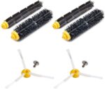 neutop Replacement Brush Compatible with iRobot Roomba 675 677 671 670 665 655 645 694 692 614 Robot Vacuums ONLY, with 2 Bristle and 2 Flexible Beater Rollers, 2 Edge Sweeping Brushes, 2 Screws. - Image 2