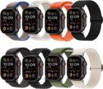 omee 8 Pack Compatible with Apple-Watch-Ultra-Band 49mm 46mm 45mm 44mm for Men Women,Breathable Trail Loop+Alpine Loop+Ocean Band for Ultra 2/Ultra iWatch Serie 10 9 8 7 6 SE 5 4 3 2 1 - Image 2