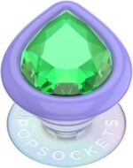​​​​PopSockets Phone Grip with Expanding Kickstand, Adhesive Grip, PopOut - Crystal Tears Be Kind Emerald - Image 2